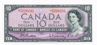 1954 (1961 - 71) Canada 10 Dollars Note - P79b