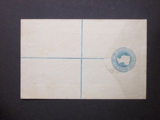 Gb Postal Stationery 1879 Qv 2d Blue Registered Envelope Size F H&b Rp6