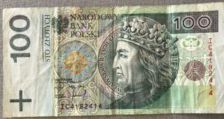Poland Banknote 100 Zlotych - Narodowy Bank Polski