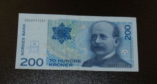 200 Kroner Norway Banknote