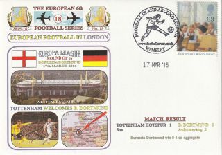 17 March 2016 Tottenham H V Borussia Dortmund Europa League Dawn Football Cover