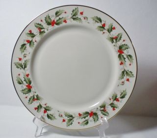 All The Trimmings 6283 Holly 10 - 3/8 " Dinner Plate (s)