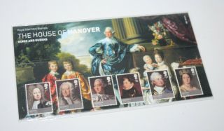 Royal Mail Presentation Pack 461 & Mini Sheet - The House Of Hanover,  2011