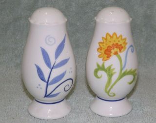 Noritake - Blue Spring - Salt & Pepper Shakers Susan Sargent Design