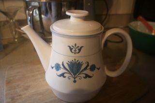 Noritake Progression Blue Haven Large Teapot Tea Pot