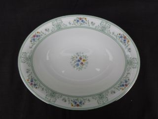 Wedgewood Agincourt Green 10 " Oval Vegetable Bowl Made In England