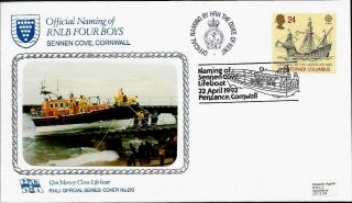 Rnli Fdc Official Series No 201 - 259 Commemorative Plain Carried Signed Specials