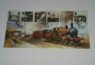 1994 Age Of Steam Trains Limited Edition Bradbury First Day Cover Lfdc 120