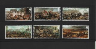 Gb 2015 Battle Of Waterloo Stamp Set