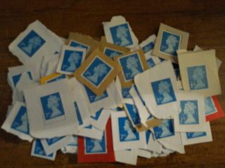 105 Second Class Stamps On Paper