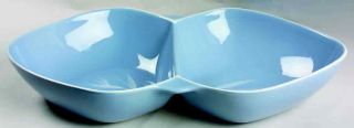 Winfield Blue Pacific Oval Divided Vegetable Bowl 6424288