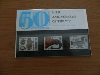 1972 50th Anniversary Of The Bbc Presentation Pack In