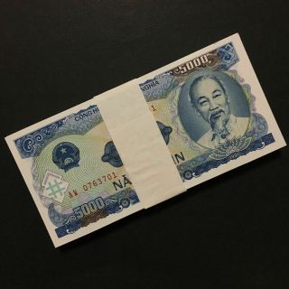Vietnam Banknote 5000 Dong 1988 100pcs Unc