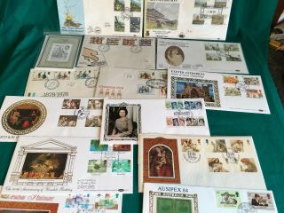 First Day Covers Job Lot Stamps 1970/ 80s