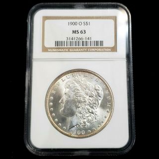 1900 O Us United States Morgan Silver $1 One Dollar Ngc Ms63 Graded Coin Ps6141