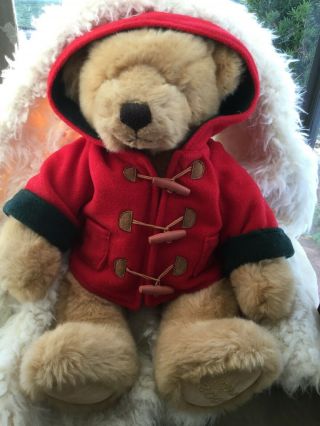Harrods 2003 13 " Christmas Bear Foot Retired Collectible Plush