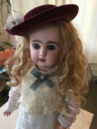 Antique French Tete Jumeau Bisque Doll Size 6 Circa 1890’s 16” Tall