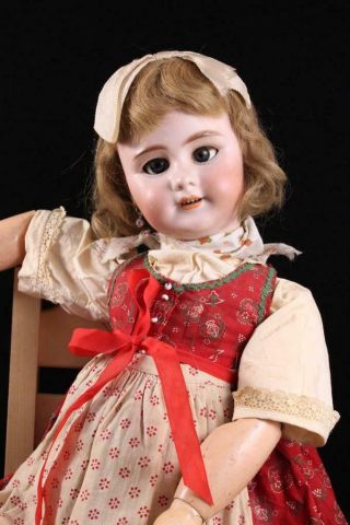 Antique French Jumeau Dep Doll With Pierced Ear Compo Body Mechanical Crier Orig