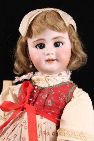 ANTIQUE FRENCH JUMEAU DEP DOLL WITH PIERCED EAR COMPO BODY MECHANICAL CRIER ORIG 3