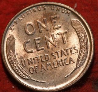Uncirculated 1929 - D Denver Copper Lincoln Wheat Cent