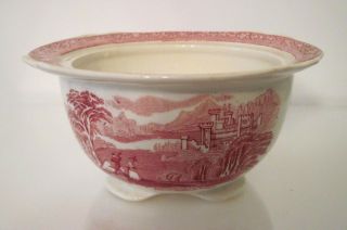 Vintage Jenny Lind 1795 Royal Staffordshire Pottery England Sugar Bowl