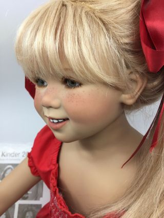 Annette Himstedt Doll “Milla” 33.  5 Inches Tall Sweet Freckled Face 68/377 3