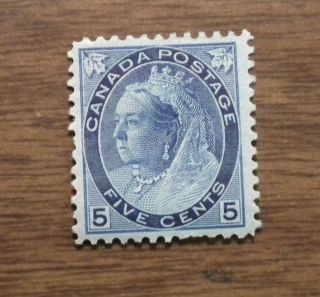 Canada 79 - Queen Victoria Numeral Issue Stamp From 1899 - Hinge Attached
