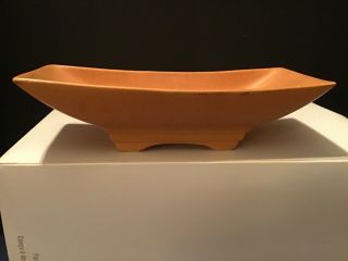 Vintage Mccoy Usa Orange Planter Vase 1602 Dish Urn Bowl Collectible Porcelain