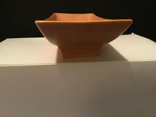 VINTAGE MCCOY USA OrangE PLANTER vase 1602 dish urn bowl collectible porcelain 2