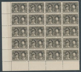 Drbobstamps Canada Sc 96 Scarce Block Of 20 Mnh F - Vf Stamps Scv $380