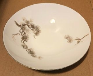 Larchmont China By Sango Japan Vegetable Bowl Brown Branch Fine Porcelain