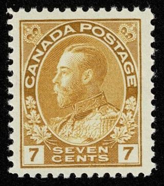 Canada Stamp Scott 113 7c King George V Admiral Issue 1912 Nh Og
