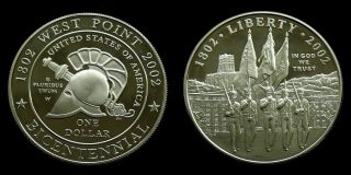 Usa - Dollar 2002 - West Point Bicentennial -.  900 Silver Coin,  26.  73 Gram