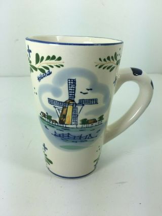 Delft Hand Crafted Windmill Made In Holland Mug