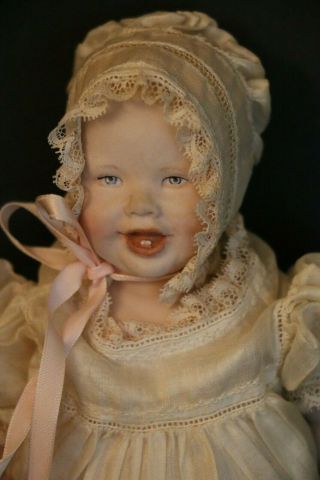 Vintage Martha Thompson Doll Baby Costume 9 3/4 In 1950 