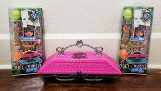 Monster High Create A Monster Cam Design Lab Coffin Case With Add On Pack