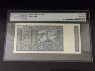 India 1969 Pick 70a 100 Rupees " Gandhi Issue 