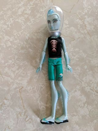 Monster High 11 " Doll Gil Webber Gillington Skull Shores Beach Swim Boy