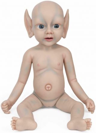 Vollence 18 Inch Elf Full Silicone Reborn Baby Doll That Look Real Angel Realist