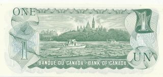 BANK OF CANADA 1 DOLLAR 1973 BAE6674766 RADAR NOTE - UNC 2