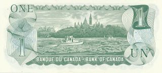 BANK OF CANADA 1 DOLLAR 1973 BAG5400045 RADAR NOTE - UNC 2