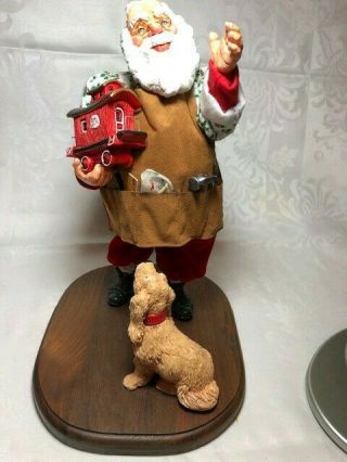 Signed Simpich Character Dolls End Of The Line Santa Train Dog Ltd Edition