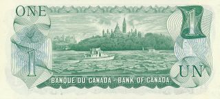 BANK OF CANADA 1 DOLLAR 1973 OT3242423 RADAR NOTE - UNC 2