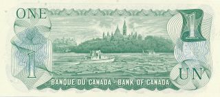 BANK OF CANADA 1 DOLLAR 1973 ON6918196 RADAR NOTE - UNC 2