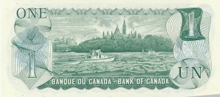 BANK OF CANADA 1 DOLLAR 1973 ON1120211 RADAR NOTE - UNC 2