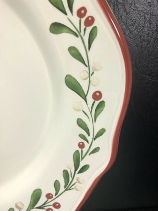 Better Homes & Gardens Mistletoe Heritage Dinner Plate 2