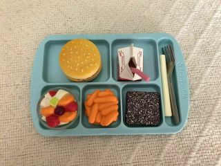 American Girl Doll School Lunch Food Tray