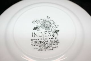 Johnson Bros Indies Pattern Set Of 3 - 6 1/4 