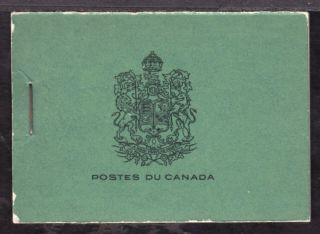 Canada Booklet Bk20b French,  1933 4 - 1c Panes/6,  Type Ii,  F - Vf Panes