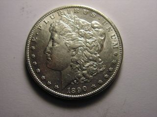 1890 - S Morgan Silver Dollar,  Looks To Be In Au